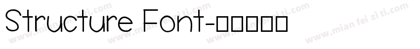 Structure Font字体转换